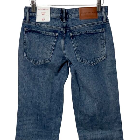 LUCKY BRAND JEANS WOMENS 00/24 EASY RIDER BOOTCUT COMFORT STRETCH PISCES BLUE - Picture 8 of 14